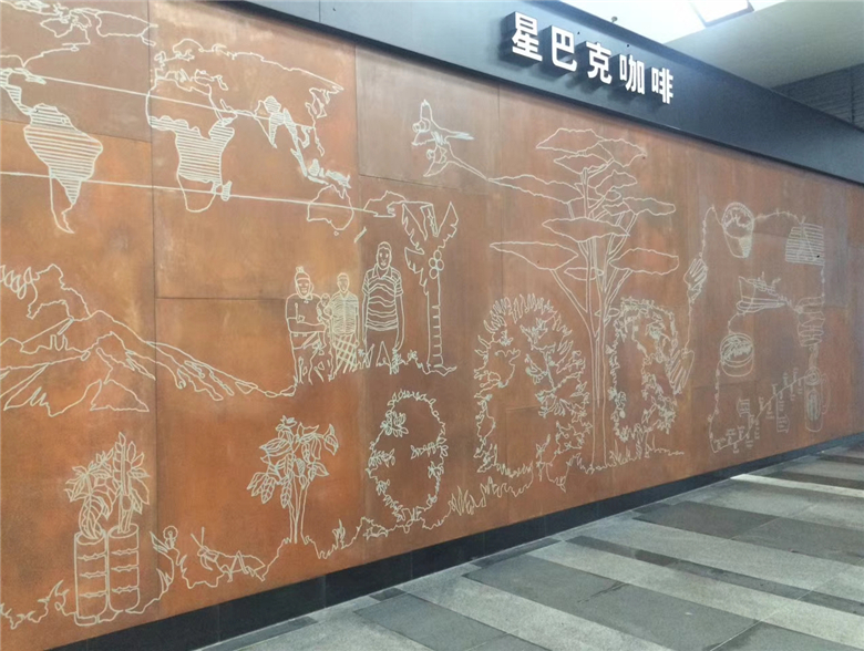涪陵耐候钢幕墙