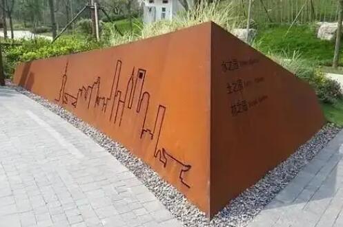 涪陵耐候钢挡土墙